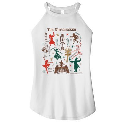 Christmas The Nutcracker Ballet Sugar Plum Fairy Women's Perfect Tri Rocker Tank