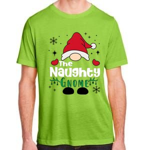 Christmas The Naughty Gnome Funny Family Matching Holiday Season Adult ChromaSoft Performance T-Shirt