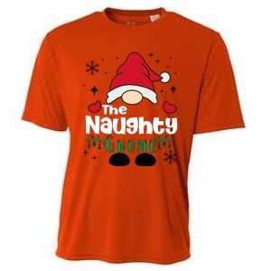 Christmas The Naughty Gnome Funny Family Matching Holiday Season Cooling Performance Crew T-Shirt