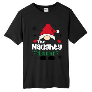 Christmas The Naughty Gnome Funny Family Matching Holiday Season Tall Fusion ChromaSoft Performance T-Shirt