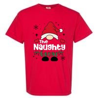 Christmas The Naughty Gnome Funny Family Matching Holiday Season Garment-Dyed Heavyweight T-Shirt