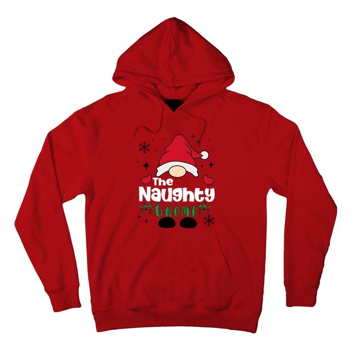 Christmas The Naughty Gnome Funny Family Matching Holiday Season Hoodie