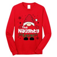 Christmas The Naughty Gnome Funny Family Matching Holiday Season Long Sleeve Shirt