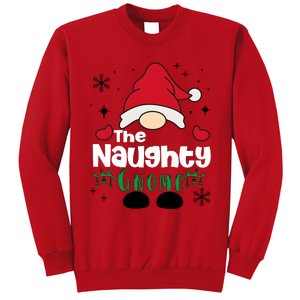 Christmas The Naughty Gnome Funny Family Matching Holiday Season Sweatshirt