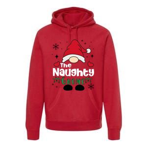 Christmas The Naughty Gnome Funny Family Matching Holiday Season Premium Hoodie