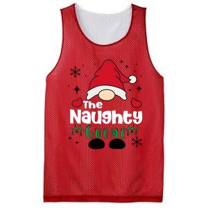 Christmas The Naughty Gnome Funny Family Matching Holiday Season Mesh Reversible Basketball Jersey Tank