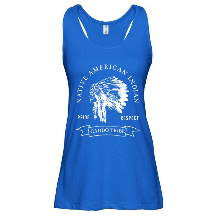 Caddo Tribe Native American Indian Pride Respect Vintage Funny Gift Ladies Essential Flowy Tank