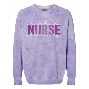 Cardiac Telemetry Nurse Practitioner Heart Nursing Pcu Nurse Colorblast Crewneck Sweatshirt