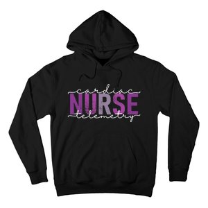 Cardiac Telemetry Nurse Practitioner Heart Nursing Pcu Nurse Hoodie