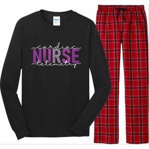 Cardiac Telemetry Nurse Practitioner Heart Nursing Pcu Nurse Long Sleeve Pajama Set