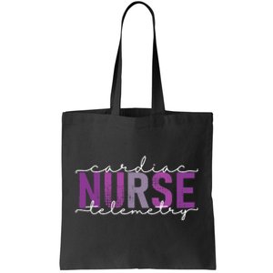 Cardiac Telemetry Nurse Practitioner Heart Nursing Pcu Nurse Tote Bag