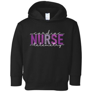 Cardiac Telemetry Nurse Practitioner Heart Nursing Pcu Nurse Toddler Hoodie