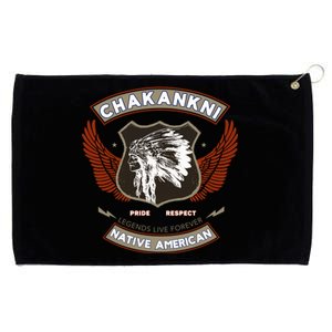 Chakankni Tribe Native American Indian Pride Respect Gift Grommeted Golf Towel