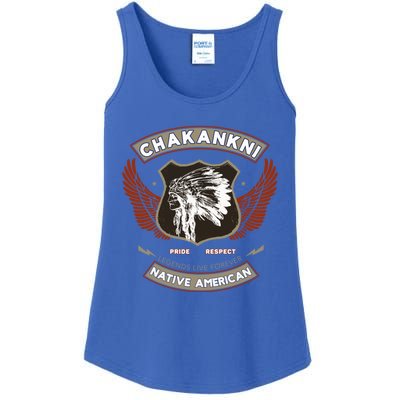 Chakankni Tribe Native American Indian Pride Respect Gift Ladies Essential Tank