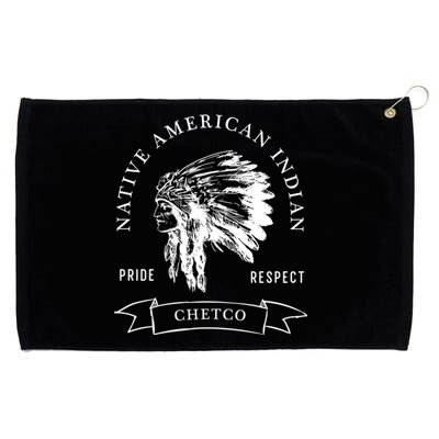 Chetco Tribe Native American Indian Pride Respect Vintage Great Gift Grommeted Golf Towel