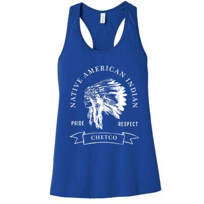 Chetco Tribe Native American Indian Pride Respect Vintage Great Gift Women's Racerback Tank