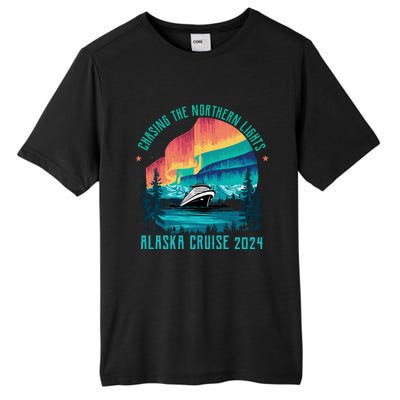 Chasing The Northern Lights Alaska Cruise 2024 Adventure Tall Fusion ChromaSoft Performance T-Shirt