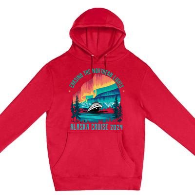 Chasing The Northern Lights Alaska Cruise 2024 Adventure Premium Pullover Hoodie