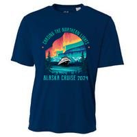 Chasing The Northern Lights Alaska Cruise 2024 Adventure Cooling Performance Crew T-Shirt