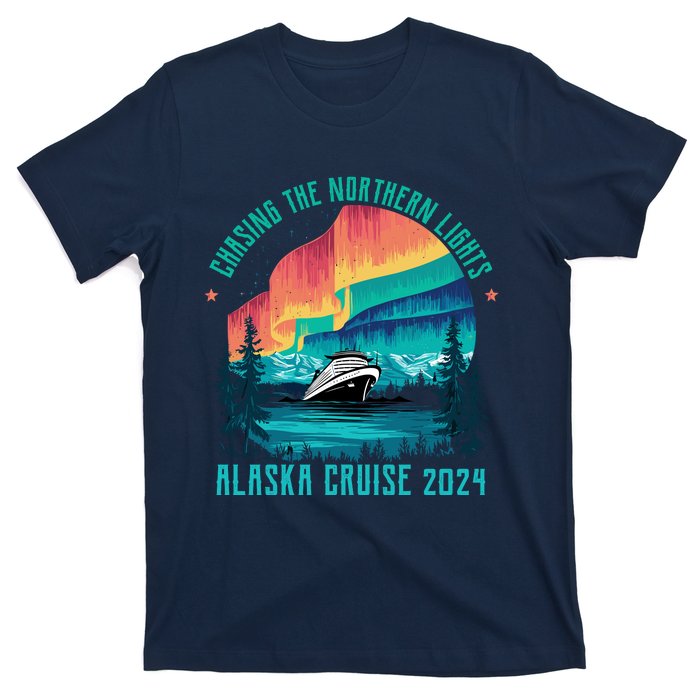 Chasing The Northern Lights Alaska Cruise 2024 Adventure T-Shirt