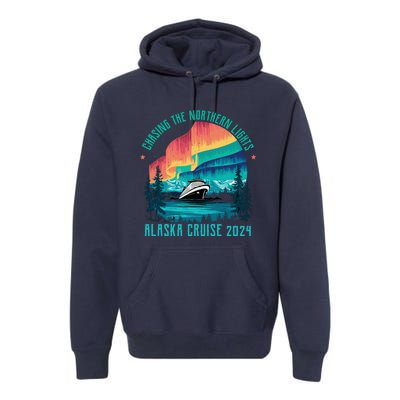 Chasing The Northern Lights Alaska Cruise 2024 Adventure Premium Hoodie