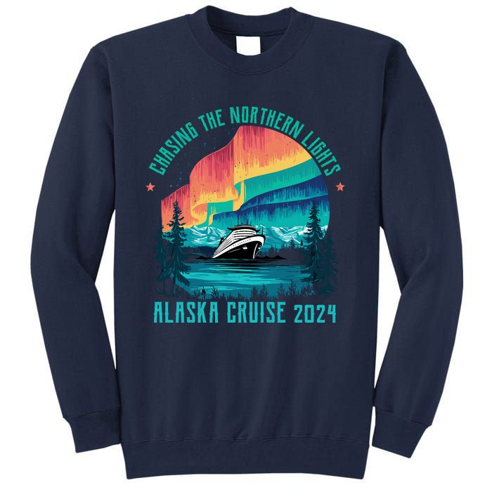 Chasing The Northern Lights Alaska Cruise 2024 Adventure Tall Sweatshirt