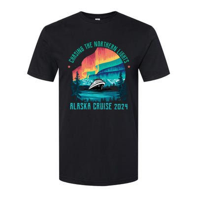 Chasing The Northern Lights Alaska Cruise 2024 Adventure Softstyle CVC T-Shirt