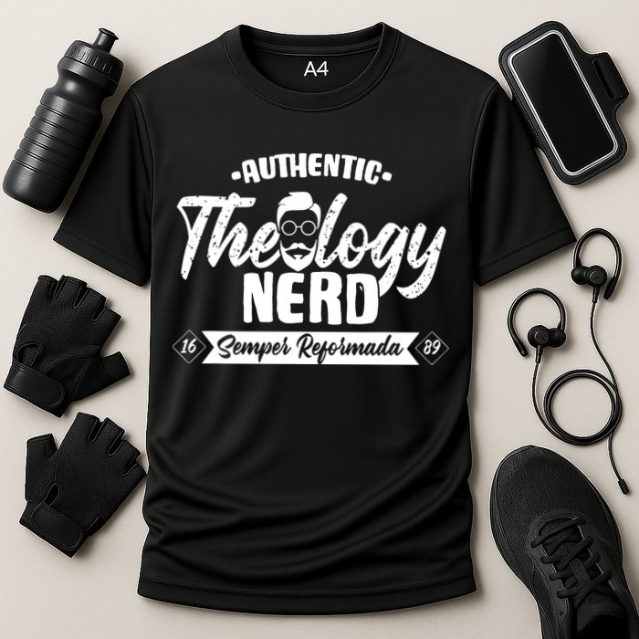 Christian Theology Nerd 1689 Reformed Seminary Performance Shirt