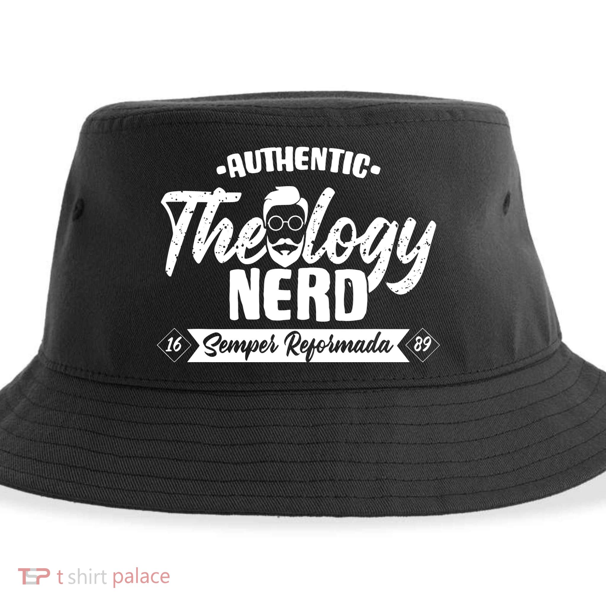 Christian Theology Nerd 1689 Reformed Seminary Sustainable Bucket Hat