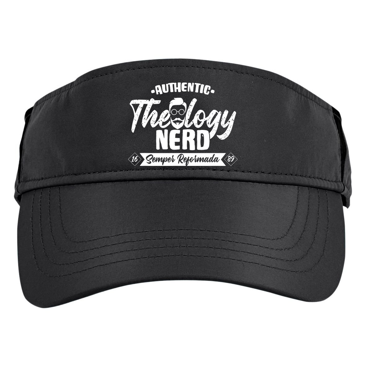 Christian Theology Nerd 1689 Reformed Seminary Adult Drive Performance Visor