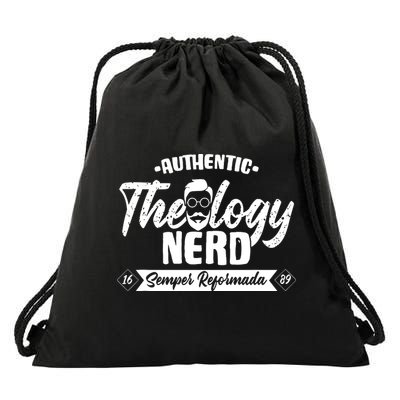 Christian Theology Nerd 1689 Reformed Seminary Drawstring Bag