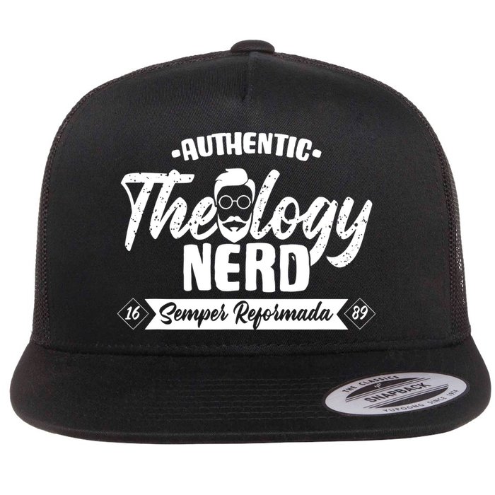 Christian Theology Nerd 1689 Reformed Seminary Flat Bill Trucker Hat