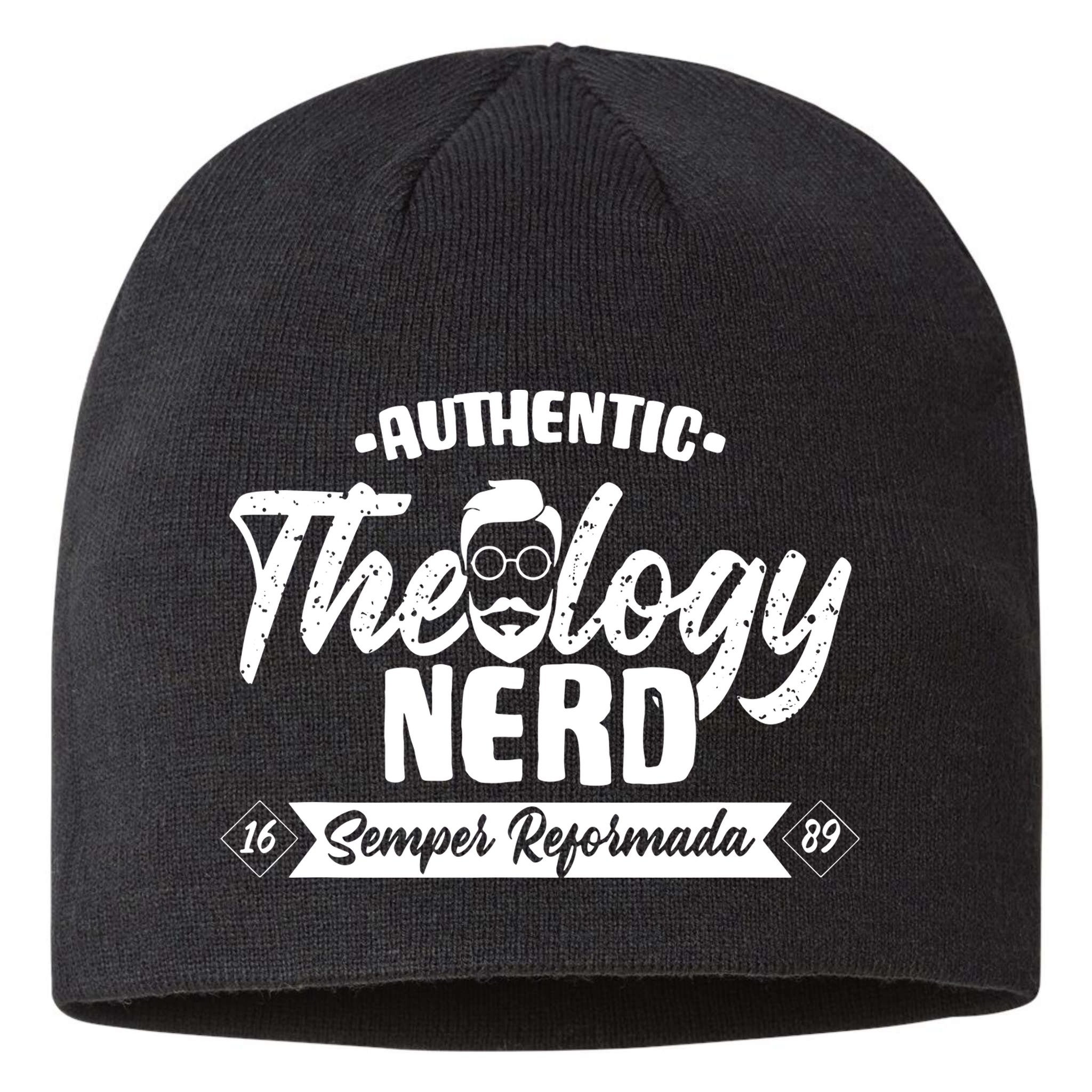 Christian Theology Nerd 1689 Reformed Seminary Sustainable Beanie