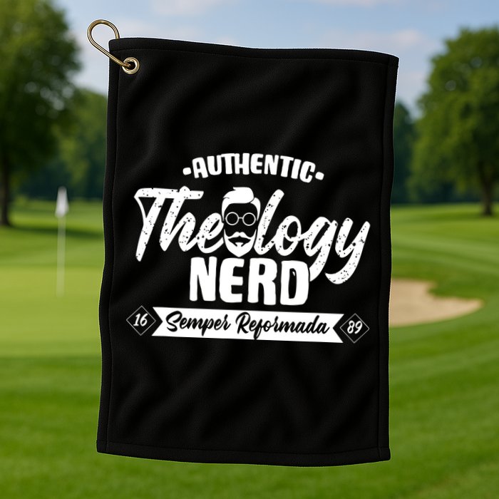 Christian Theology Nerd 1689 Reformed Seminary Golf Towel