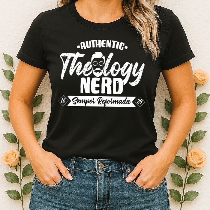 Christian Theology Nerd 1689 Reformed Seminary Womens T-Shirt
