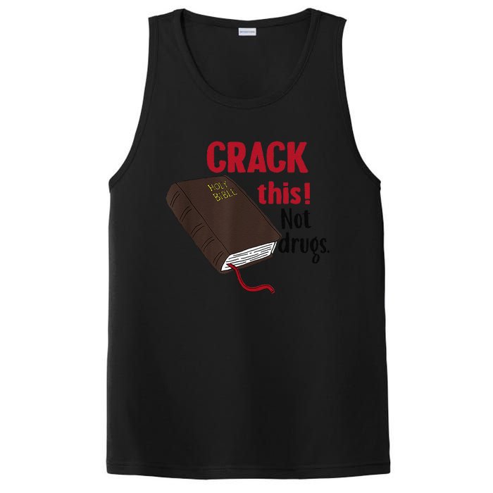 Crack This Not Drugs Holy Bible Christian God Gift PosiCharge Competitor Tank