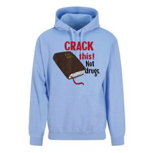 Crack This Not Drugs Holy Bible Christian God Gift Unisex Surf Hoodie