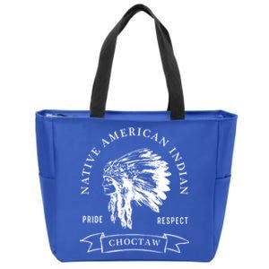 Choctaw Tribe Native American Indian Pride Respect Darker Gift Zip Tote Bag