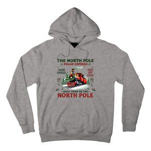 Christmas The North Pole P.O.L.A.R E.X.P.R.E.S.S The North Pole Xmas Tall Hoodie