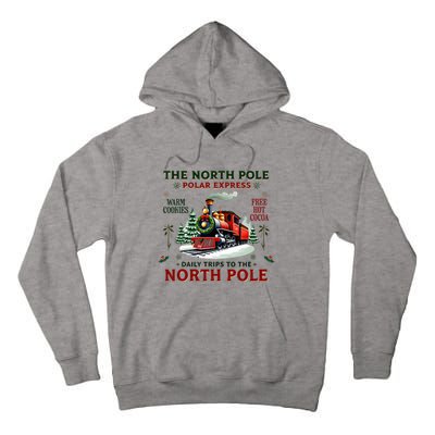 Christmas The North Pole P.O.L.A.R E.X.P.R.E.S.S The North Pole Xmas Tall Hoodie