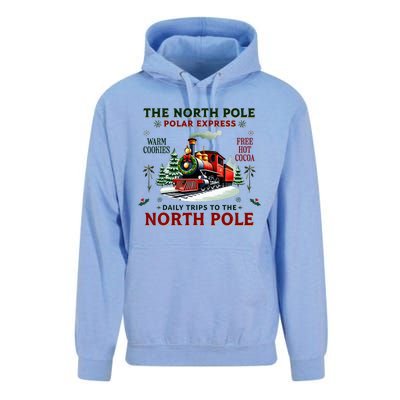 Christmas The North Pole P.O.L.A.R E.X.P.R.E.S.S The North Pole Xmas Unisex Surf Hoodie