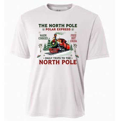 Christmas The North Pole P.O.L.A.R E.X.P.R.E.S.S The North Pole Xmas Cooling Performance Crew T-Shirt