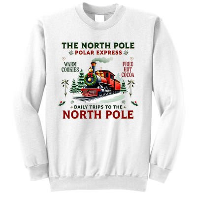 Christmas The North Pole P.O.L.A.R E.X.P.R.E.S.S The North Pole Xmas Sweatshirt