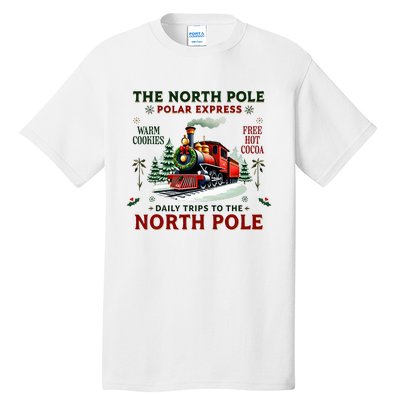 Christmas The North Pole P.O.L.A.R E.X.P.R.E.S.S The North Pole Xmas Tall T-Shirt