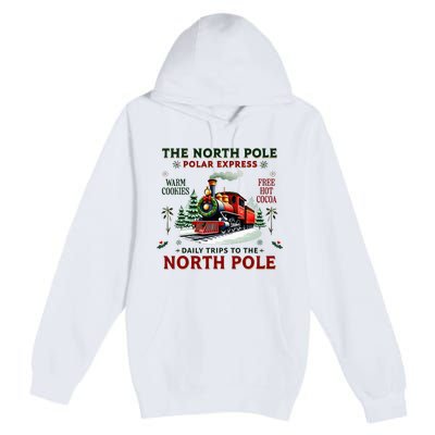 Christmas The North Pole P.O.L.A.R E.X.P.R.E.S.S The North Pole Xmas Premium Pullover Hoodie