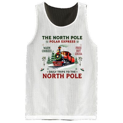 Christmas The North Pole P.O.L.A.R E.X.P.R.E.S.S The North Pole Xmas Mesh Reversible Basketball Jersey Tank