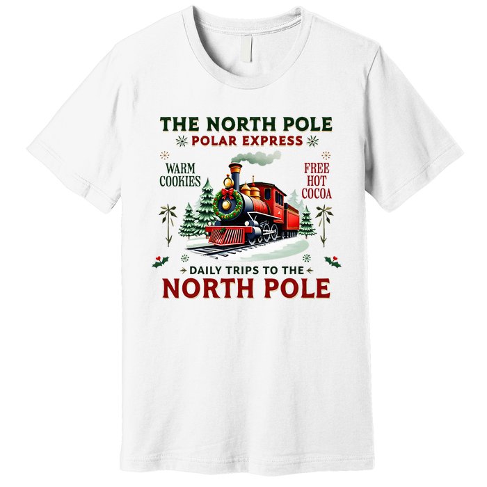 Christmas The North Pole P.O.L.A.R E.X.P.R.E.S.S The North Pole Xmas Premium T-Shirt