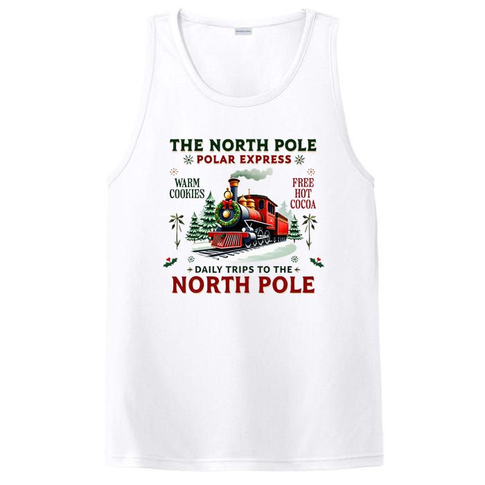 Christmas The North Pole P.O.L.A.R E.X.P.R.E.S.S The North Pole Xmas PosiCharge Competitor Tank