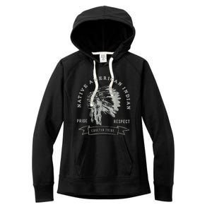 Choctaw Tribe Native American Indian Pride Respect Women's Fleece Hoodie