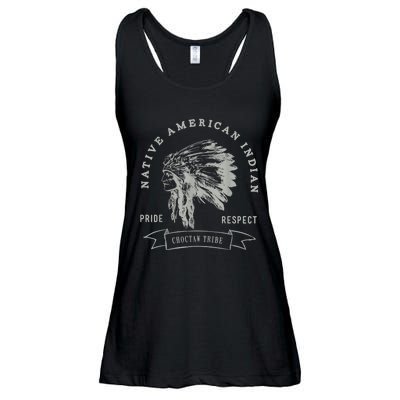 Choctaw Tribe Native American Indian Pride Respect Ladies Essential Flowy Tank